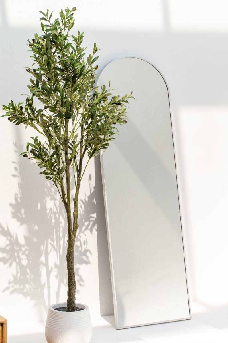 Silver Arch Full Length Mirror (6 Sizes) Mirrors Homekode 150x50 CM