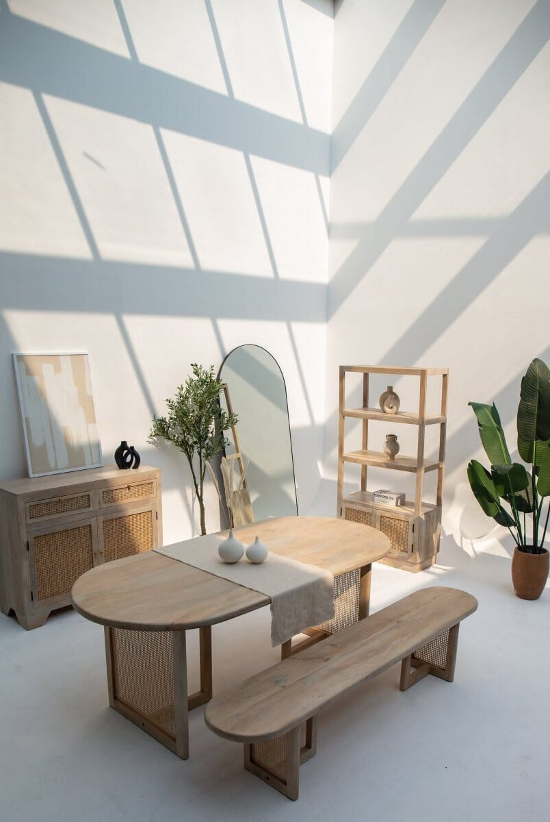 Lorena Rattan Sideboard Homekode