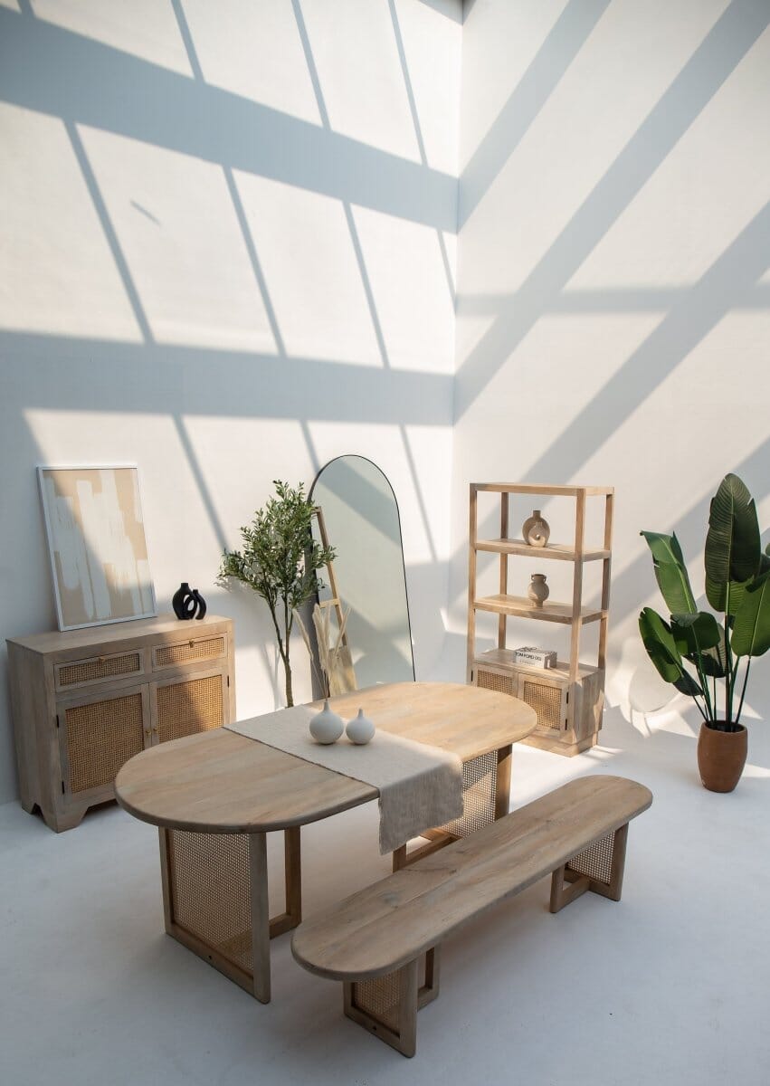 Lorena Rattan Sideboard Homekode