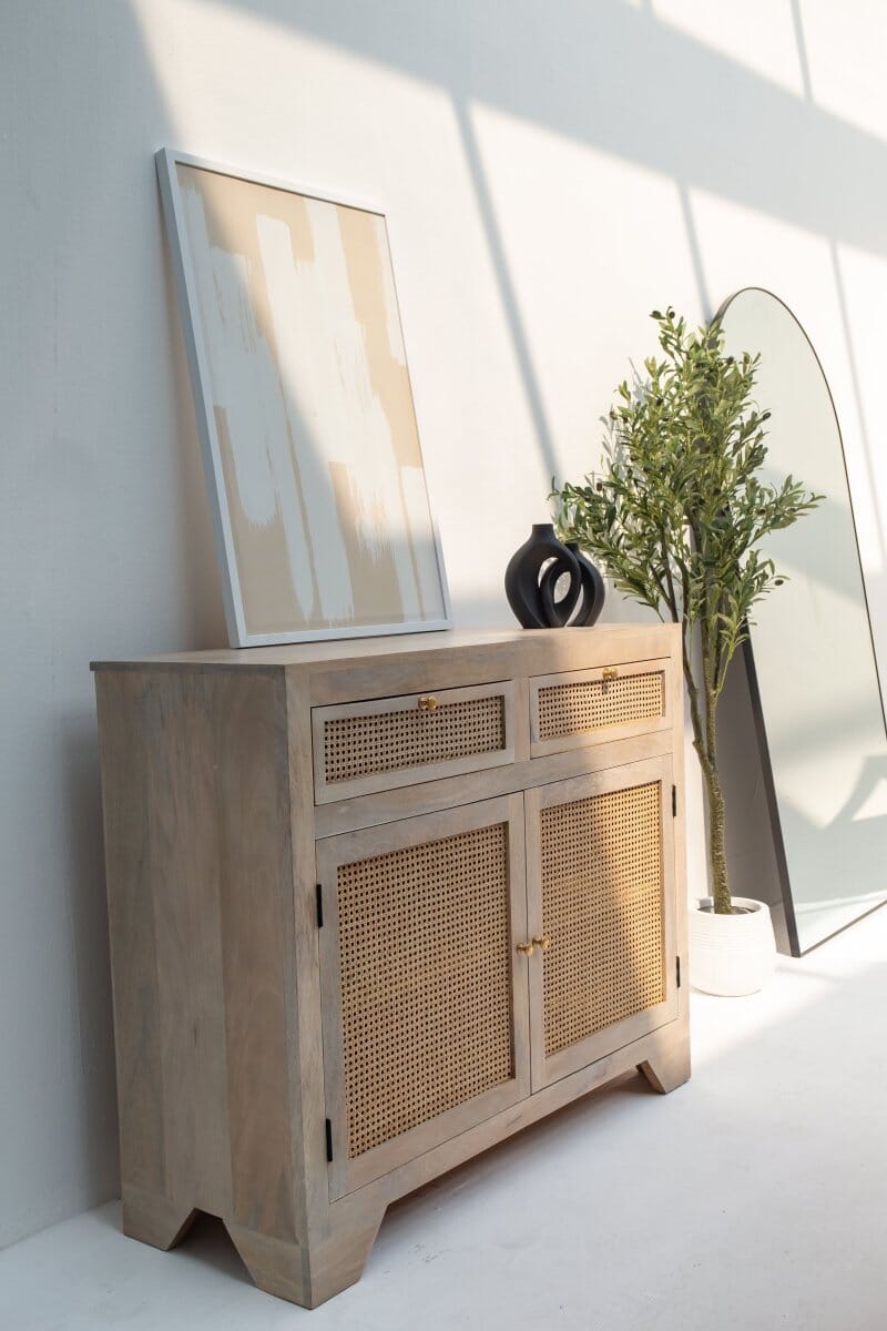 Lorena Rattan Sideboard Homekode