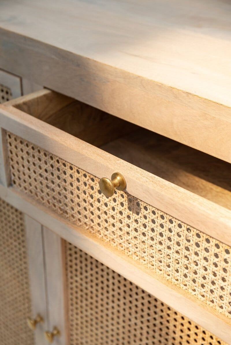 Lorena Rattan Sideboard Homekode