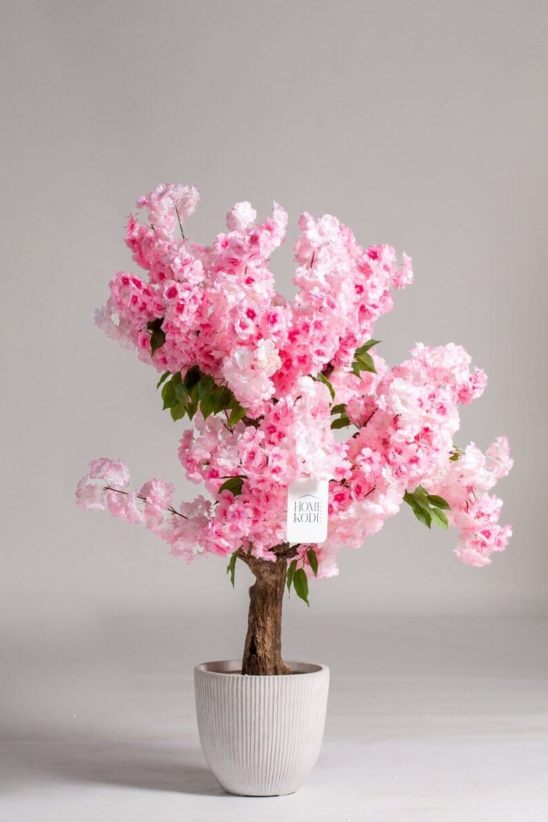 Pink Cherry Blossom Faux Tree