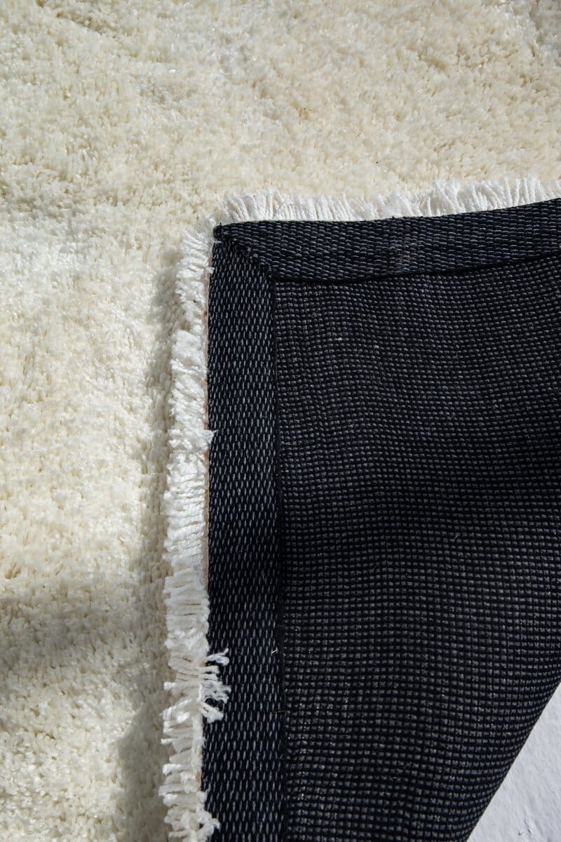 Shaggy Off White Rug (4 Sizes) Homekode