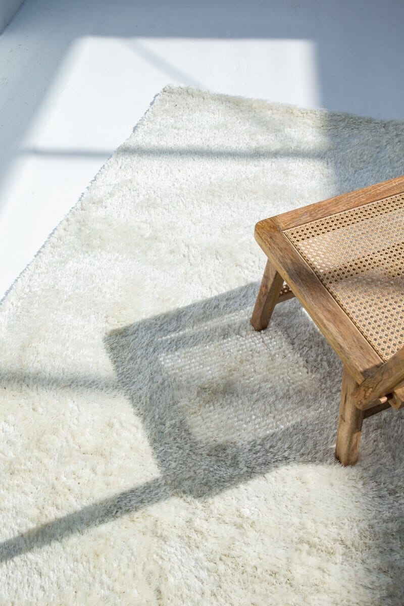 Shaggy Off White Rug (4 Sizes)