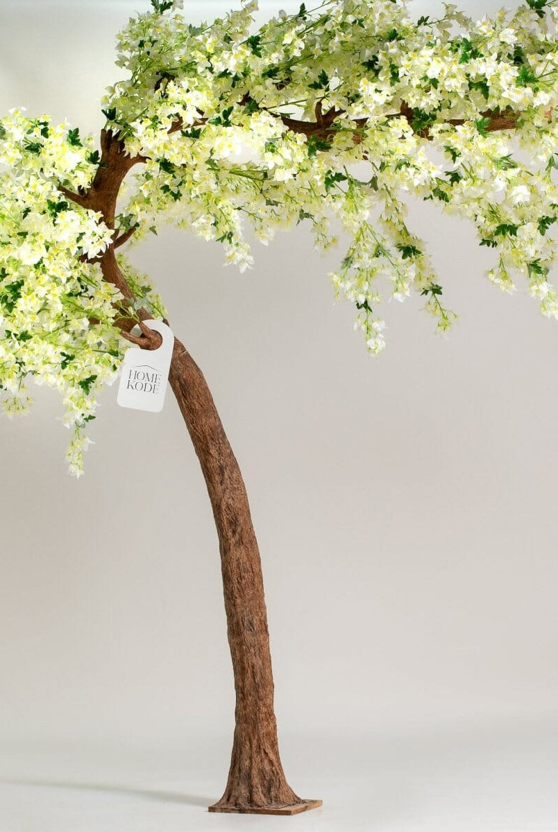 White Cherry Blossom Artificial Tree