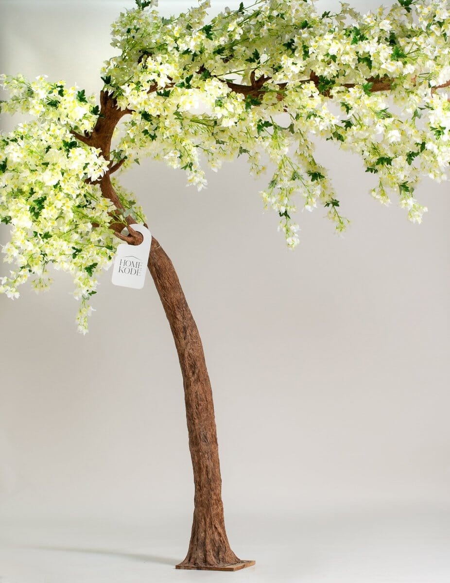 White Cherry Blossom Artificial Tree