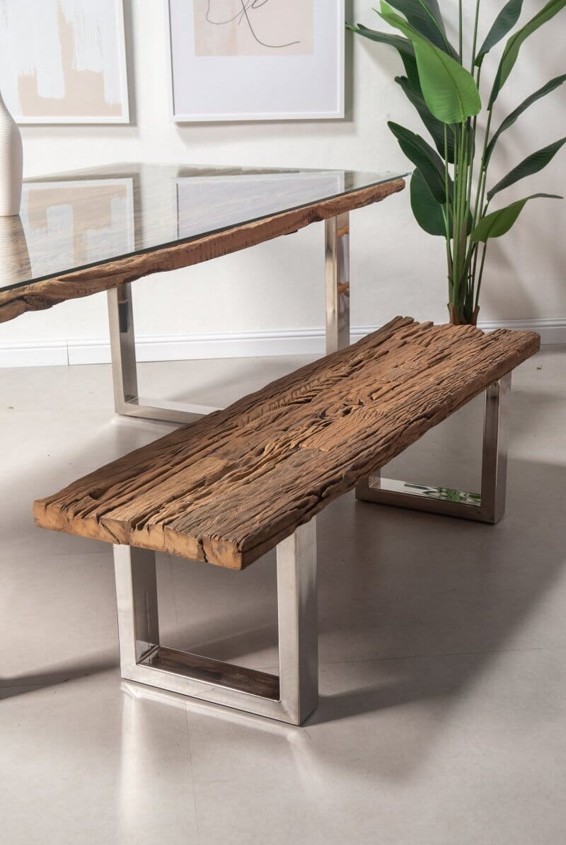 Railway Wood Industrial Design Bench (4 Sizes) Homekode