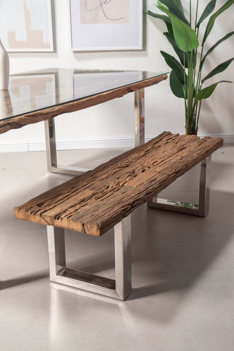 Railway Wood Industrial Design Bench (4 Sizes) Homekode