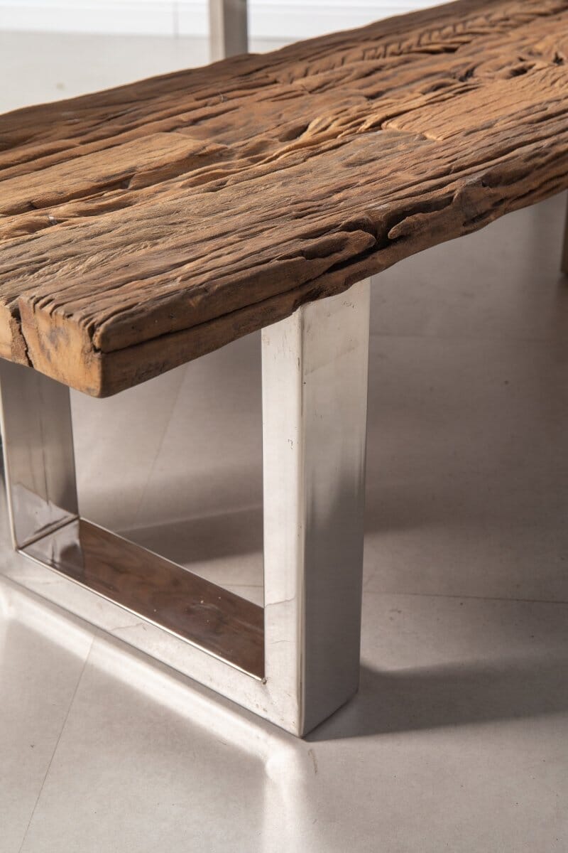 Railway Wood Industrial Design Bench (4 Sizes) Homekode