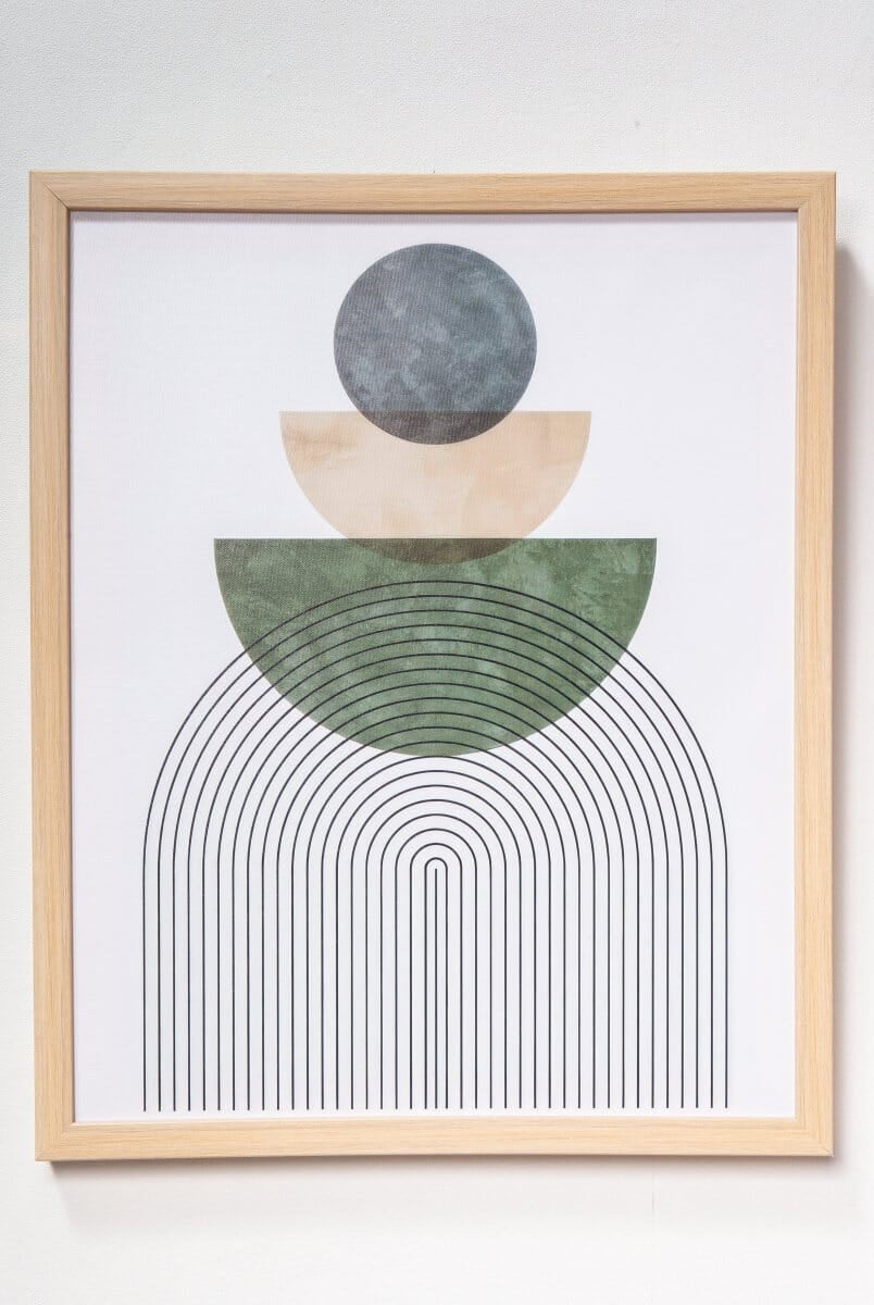 Verdant Crescents Wall