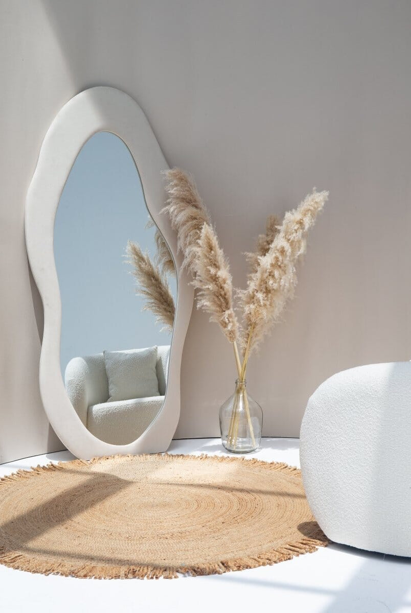 Celestial Weave - Braided Round Tassels Rug (3 Sizes)