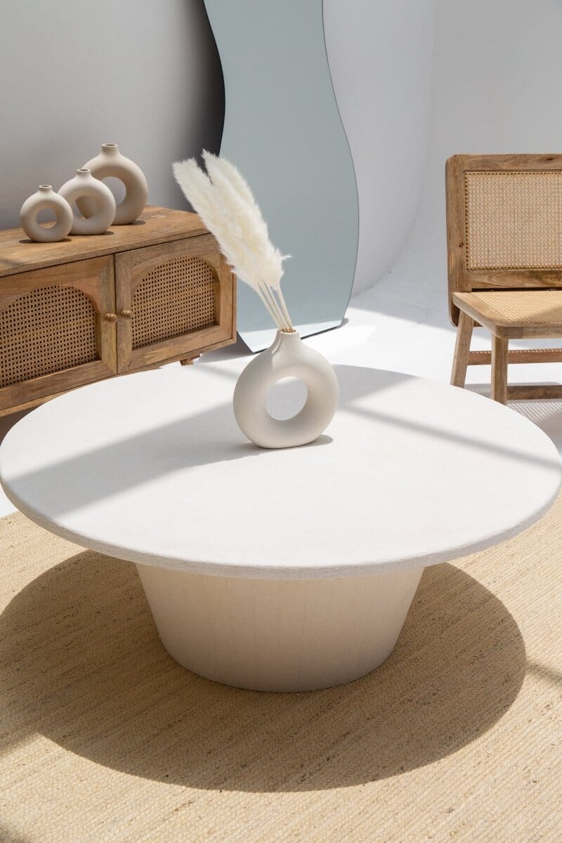 Bianca Lime Stone Coffee Table Homekode