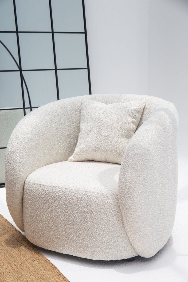 Amanti Boucle Lounge Sofa Chair Homekode