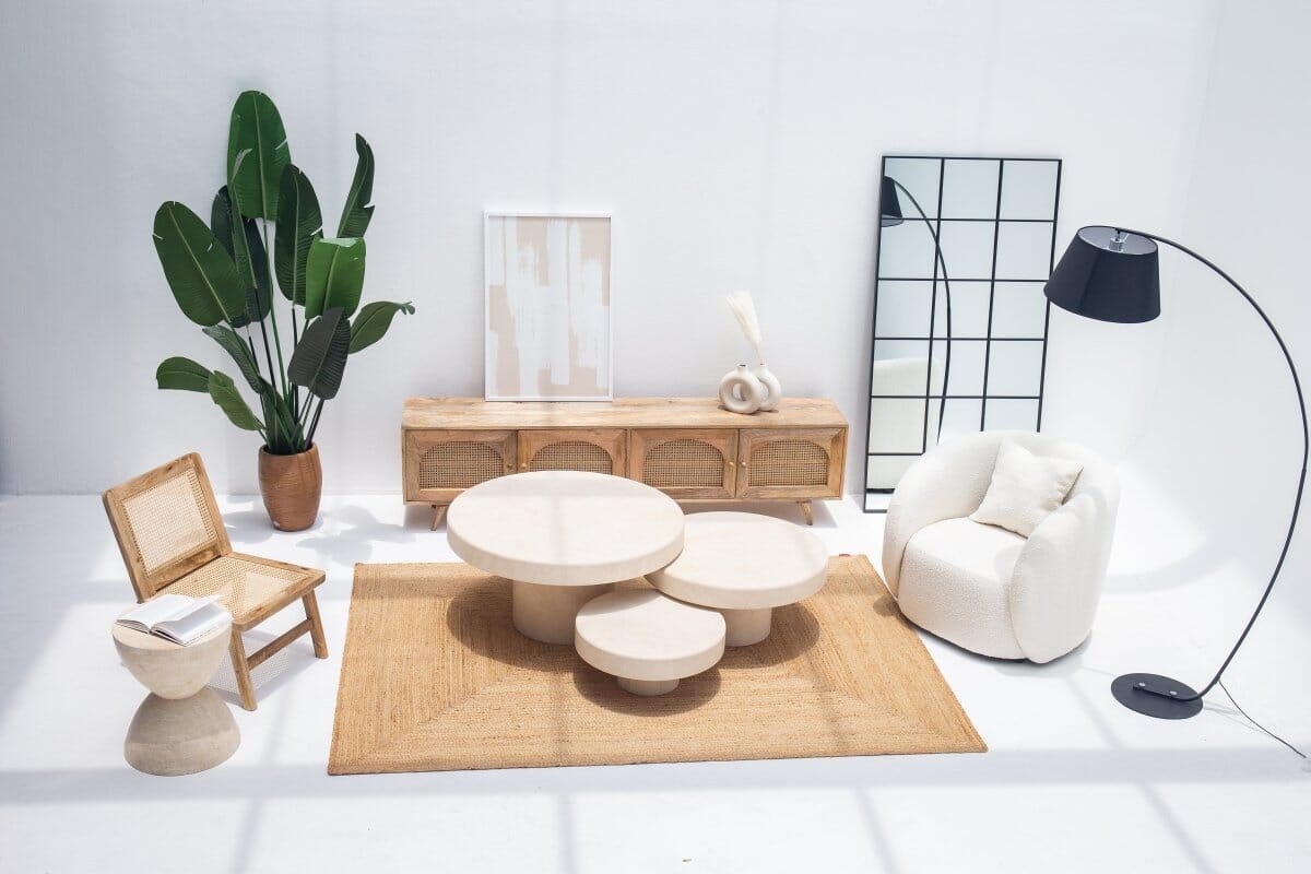 Crema Marble Round Coffee Table Coffee Tables Homekode