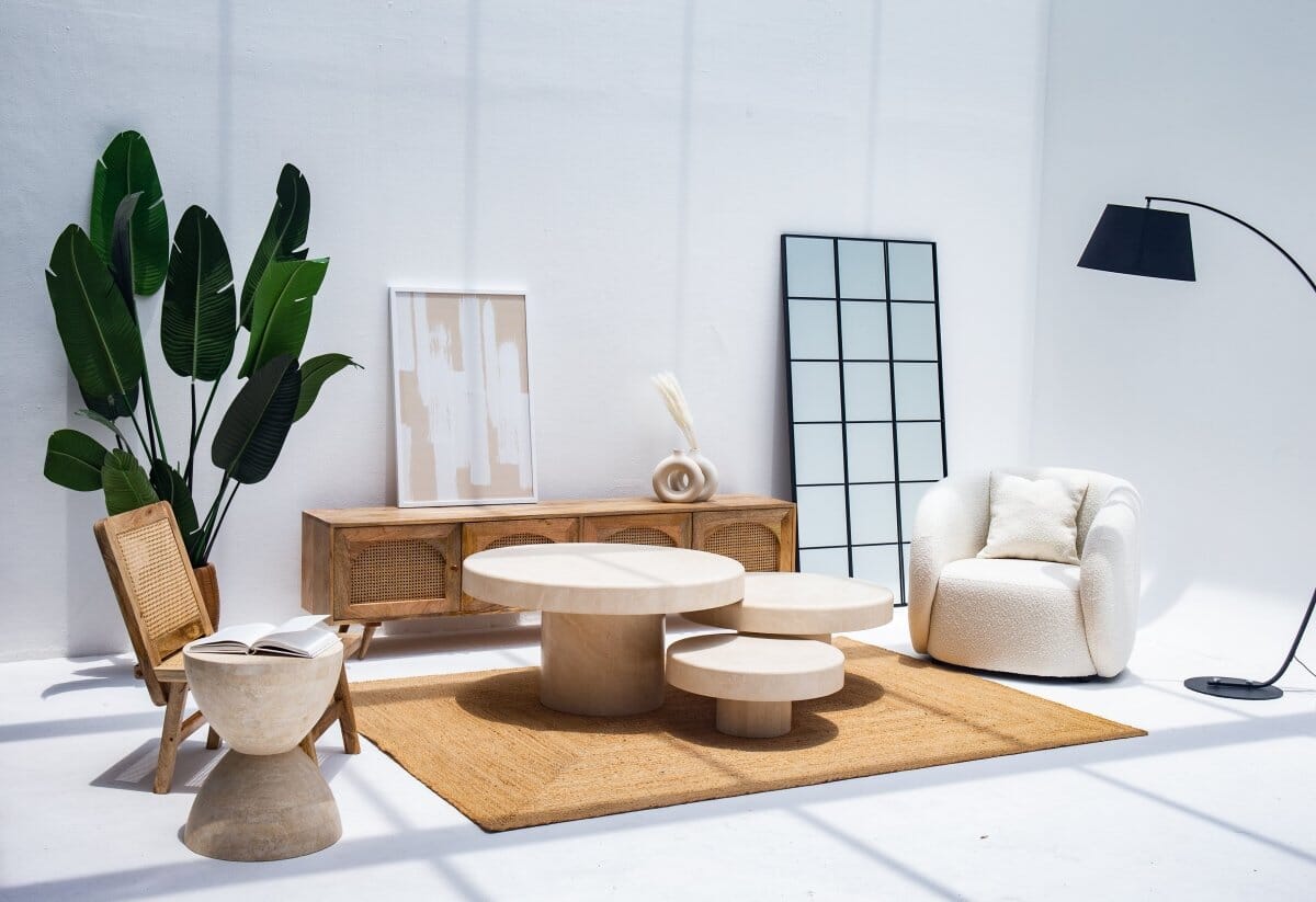 Crema Marble Round Coffee Table Coffee Tables Homekode