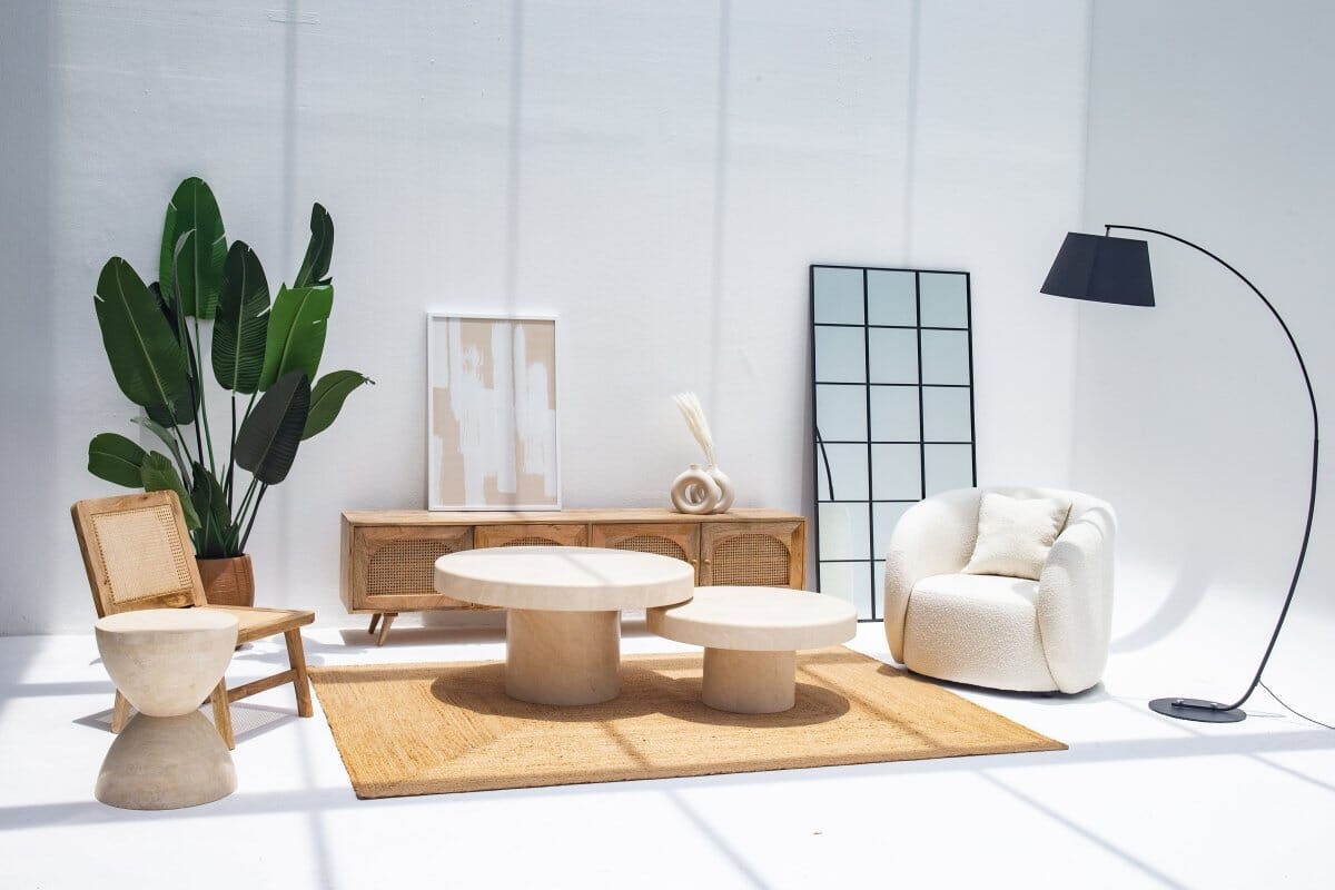 Crema Marble Round Coffee Table Coffee Tables Homekode