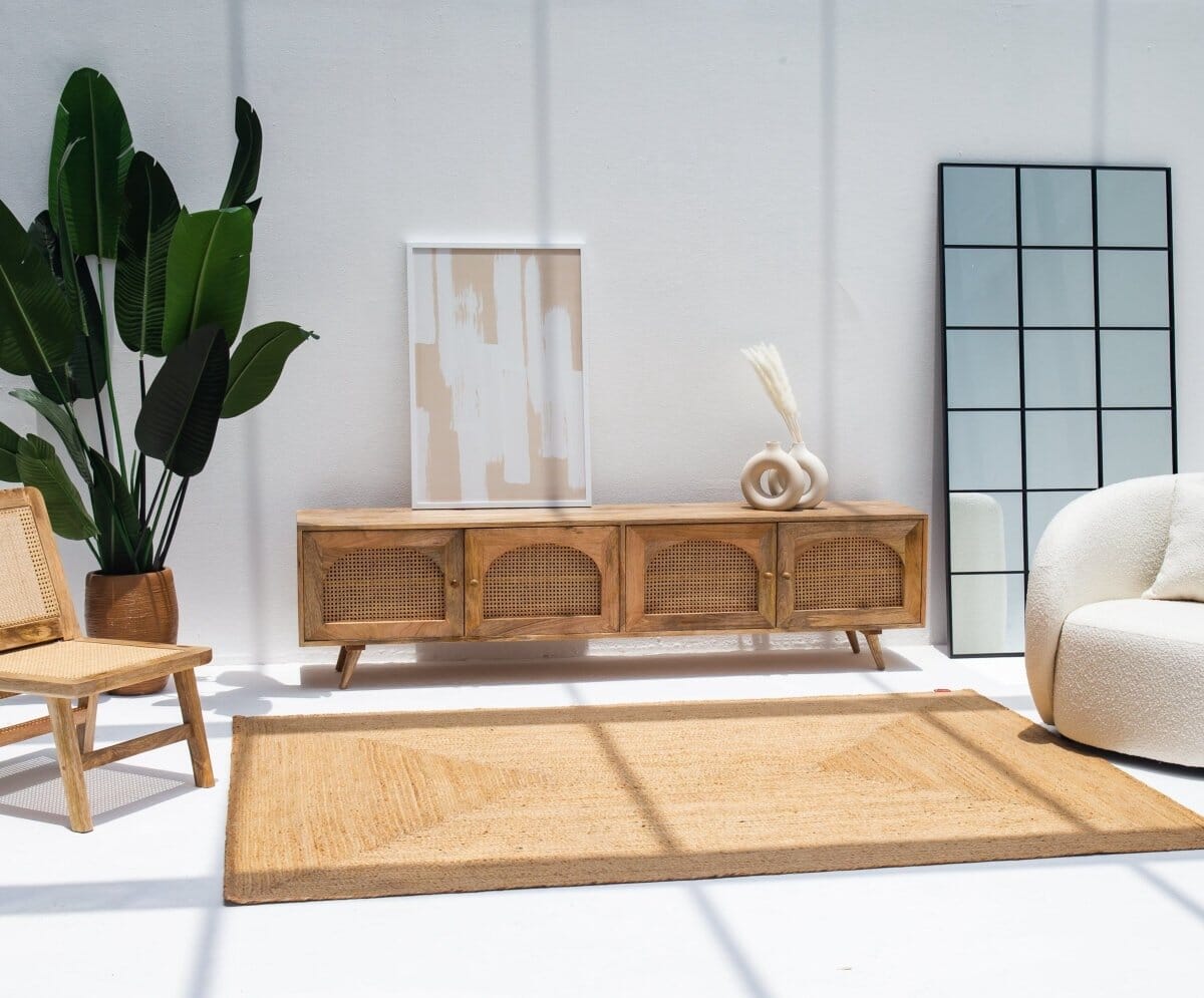 Arabella Arch Design Wooden Media Unit