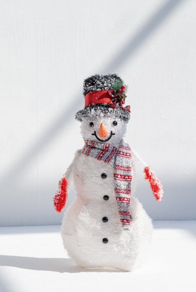 Snowman Floor Decor with LED Homekode