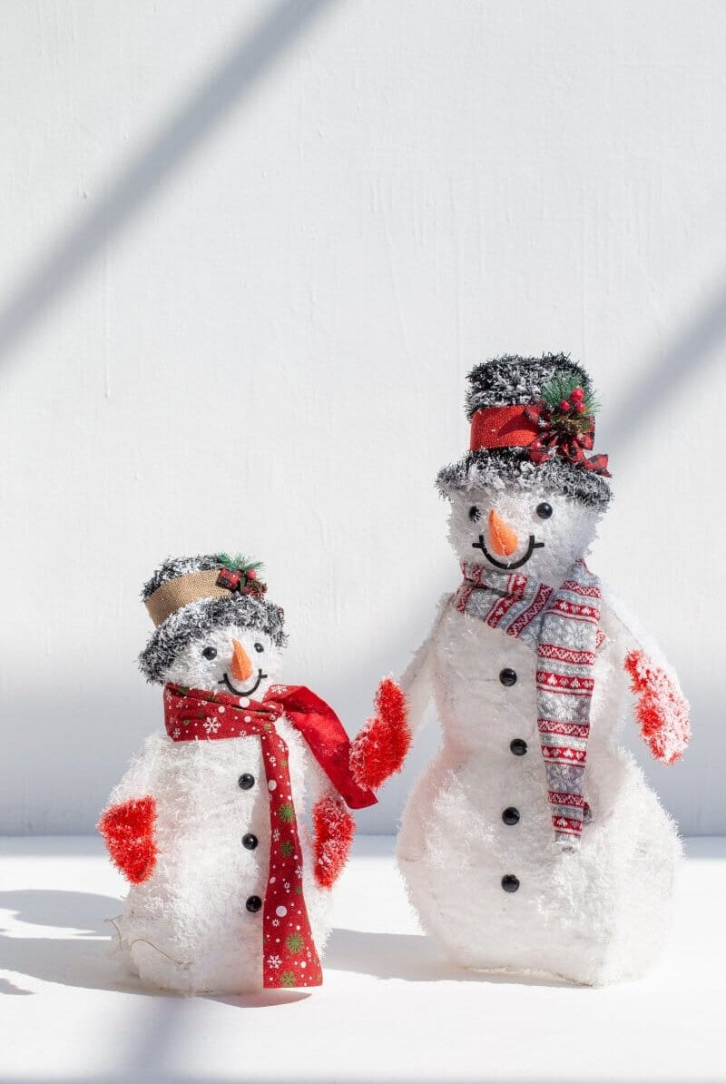 Snowman Floor Decor with LED Homekode