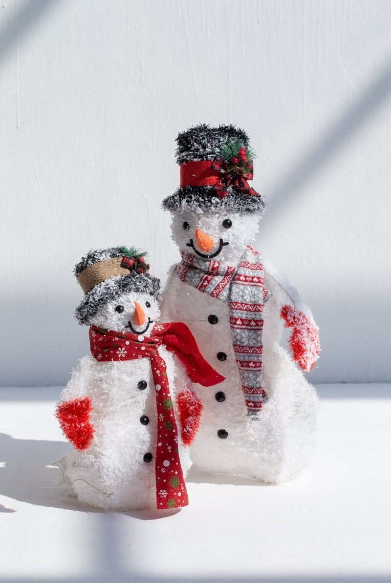 Snowman Floor Decor with LED Homekode