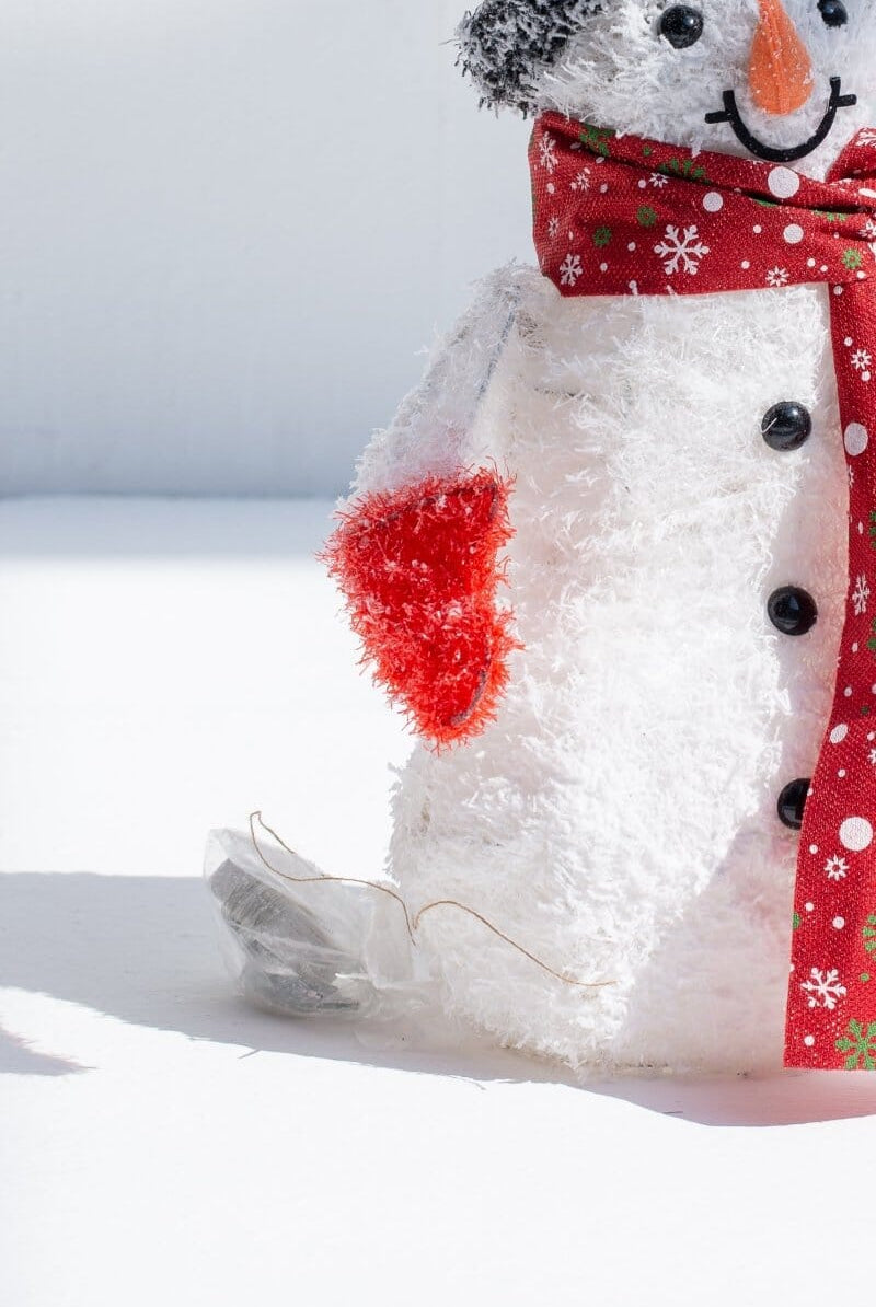 Snowman Floor Decor with LED Homekode