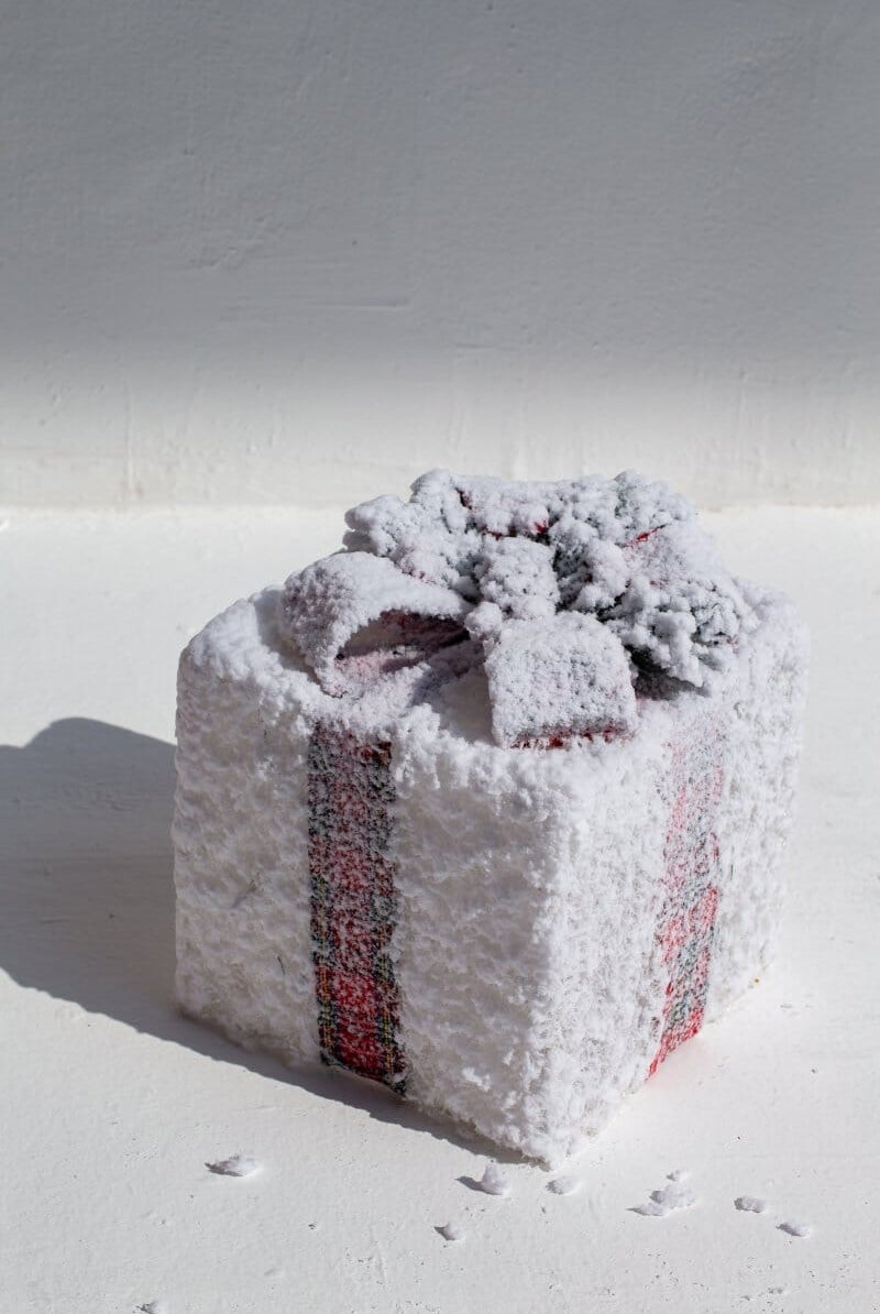 Set of 3 Light Up White Snowy Present Boxes Homekode