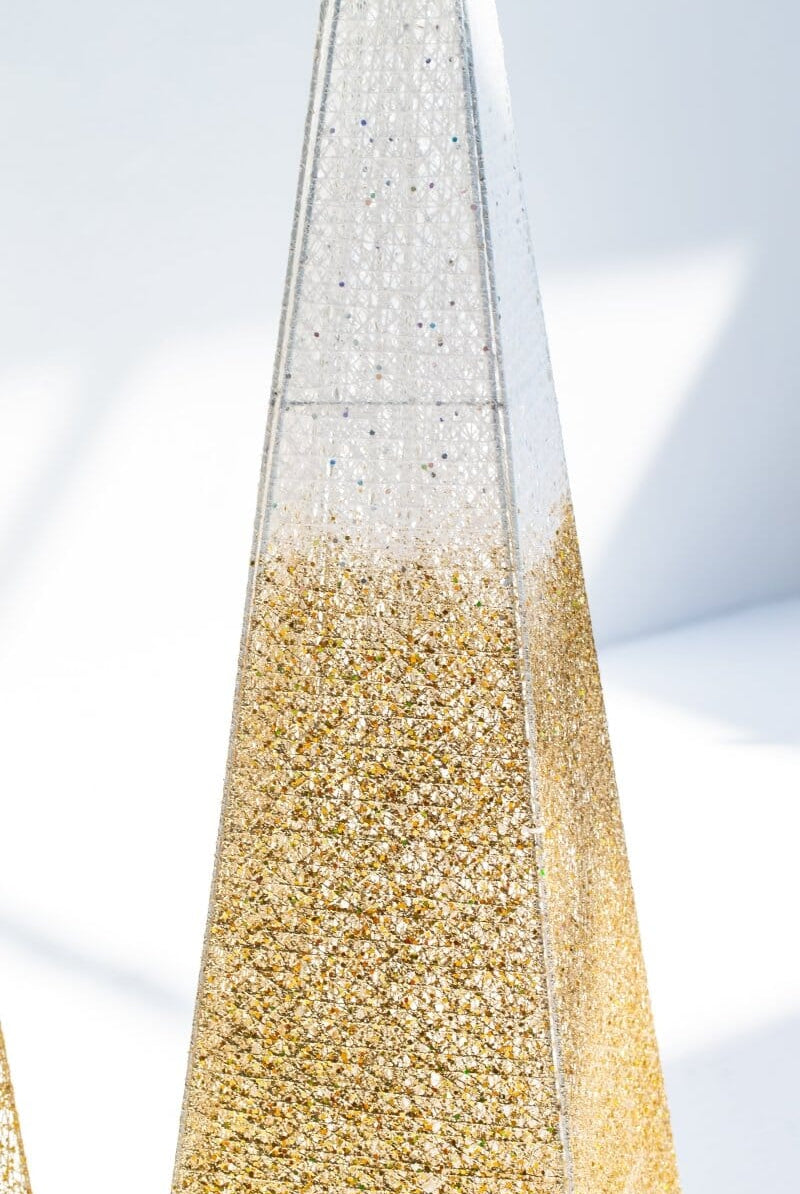 Christmas Golden Decor Tree with Lights Homekode