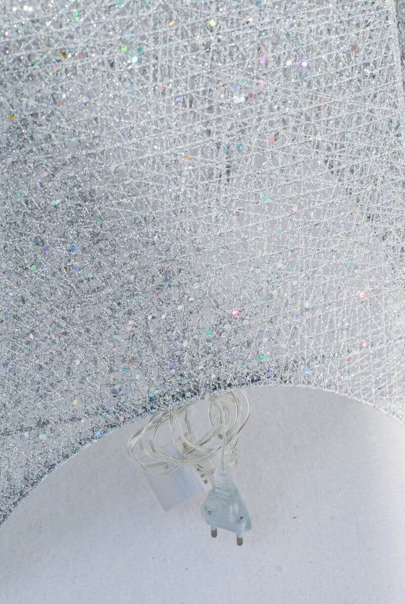 Christmas Silver Decor Tree with Lights Homekode