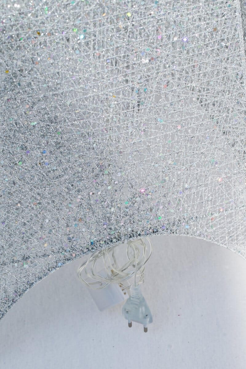 Christmas Silver Decor Tree with Lights Homekode