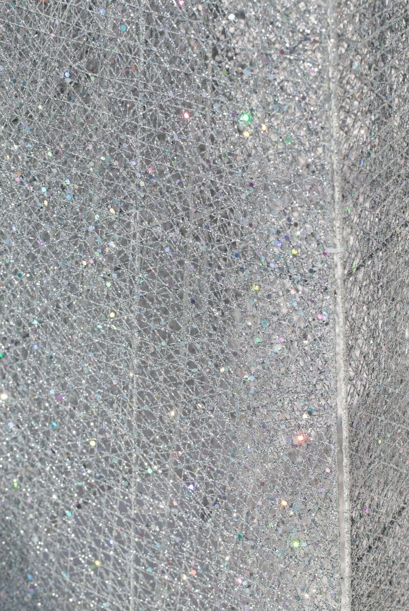 Christmas Silver Decor Tree with Lights Homekode