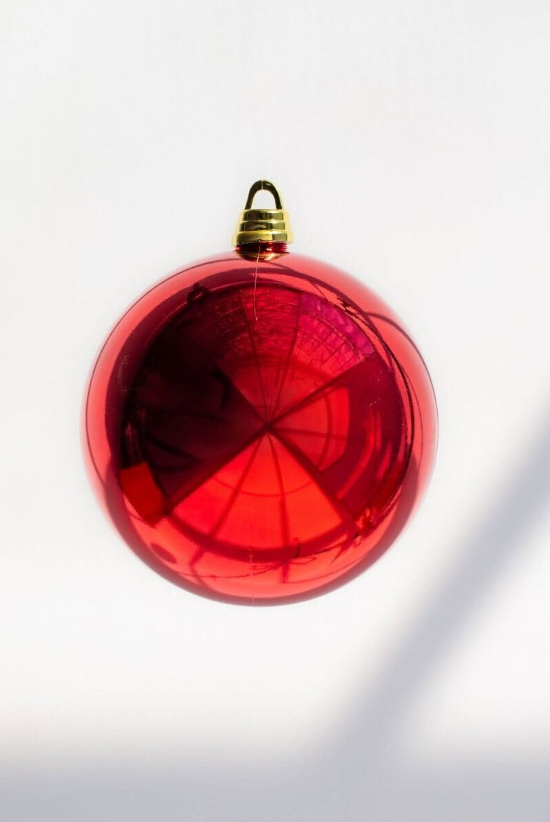 Red Christmas Ball Ornaments Set Homekode