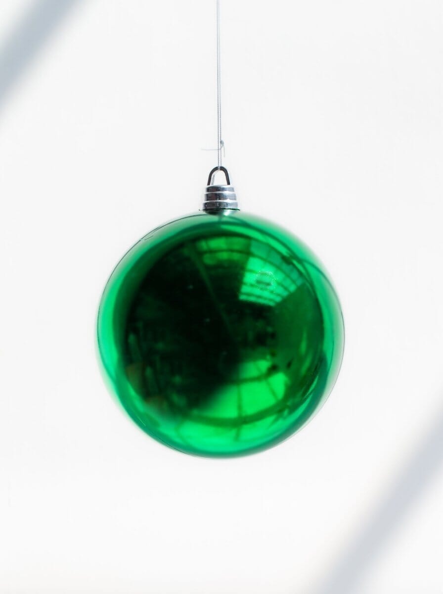 Green Christmas Ball Ornaments Set Homekode