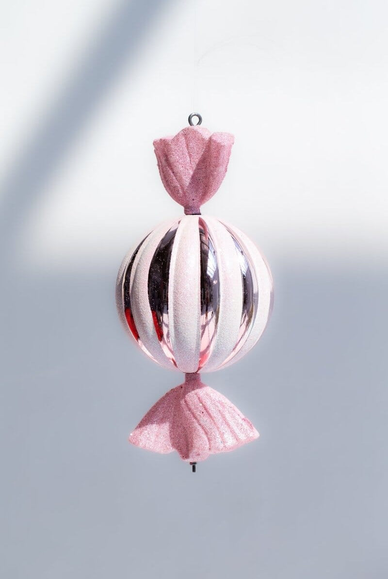 Pink Candy Christmas Ornament Homekode