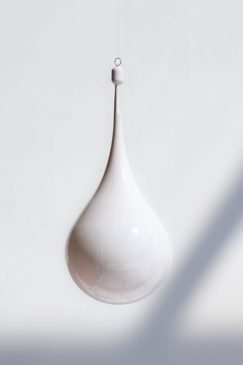 White Balloon Shape Christmas Ornament Homekode