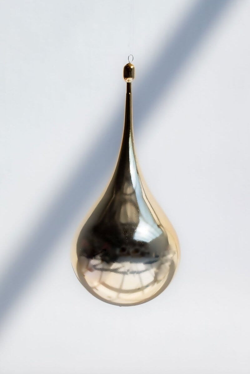 Gold Balloon Shape Christmas Ornament Homekode