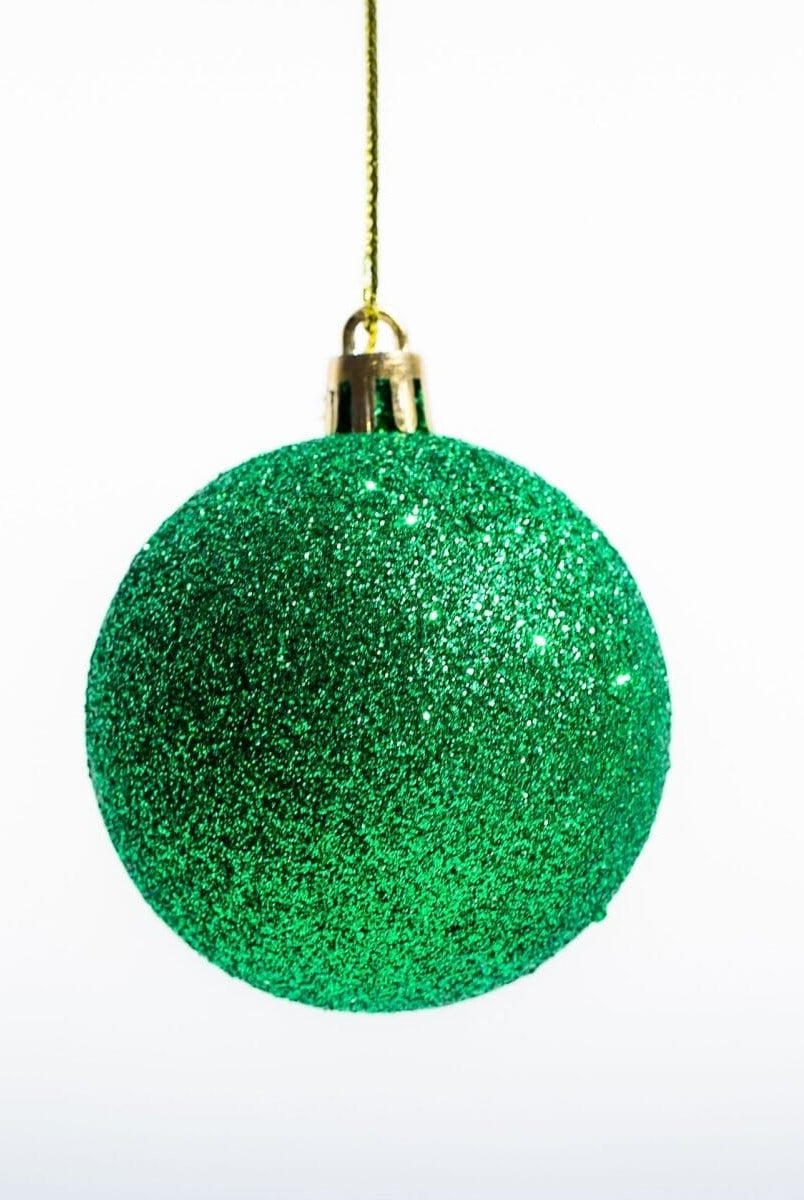 Green Christmas Ball Ornaments Set Homekode