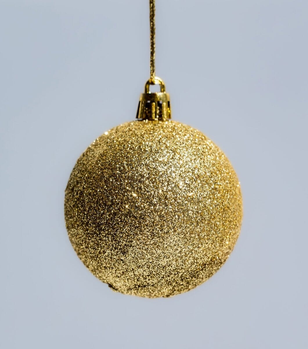 Gold Christmas Ball Ornaments Set Homekode
