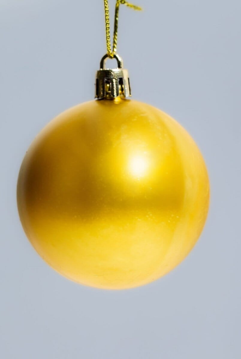 Gold Christmas Ball Ornaments Set Homekode