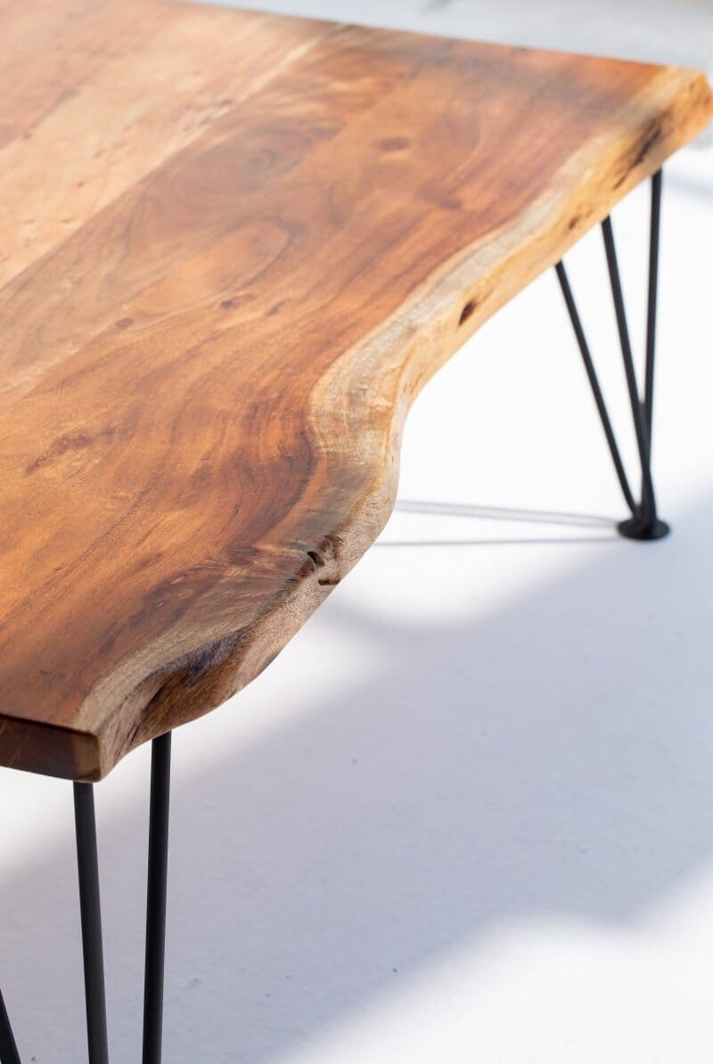 Acacia Wood Coffee Table (3 Sizes) Coffee Tables Homekode