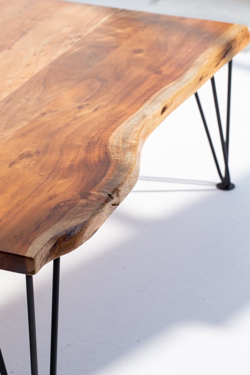 Acacia Wood Coffee Table (3 Sizes) Coffee Tables Homekode