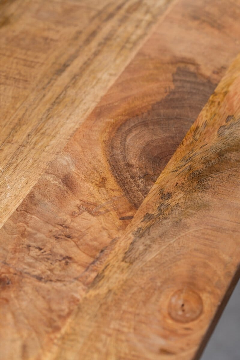 Itzel Wooden Desk with Black Legs Homekode