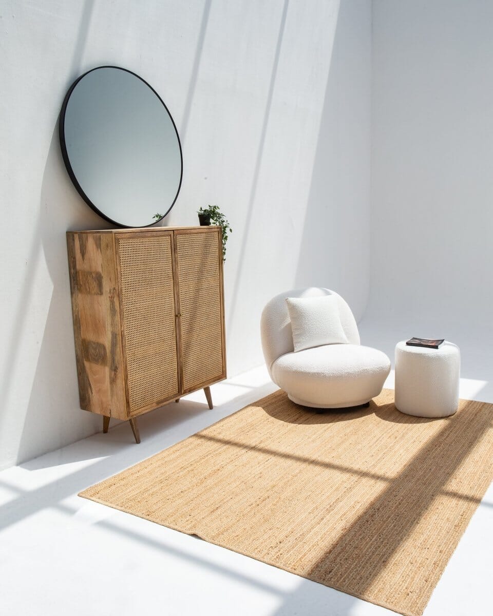 Rattan 2 Door Cabinet/Buffet Homekode