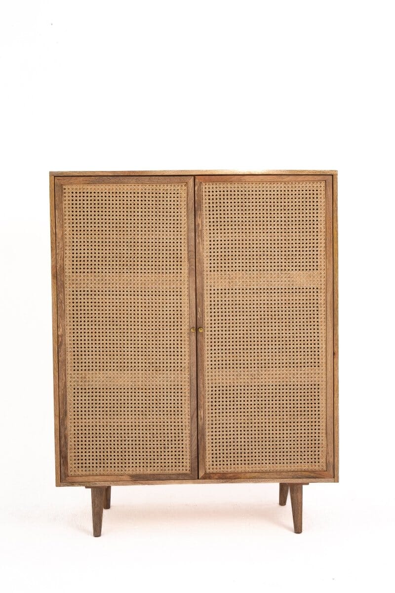 Rattan 2 Door Cabinet/Buffet Homekode