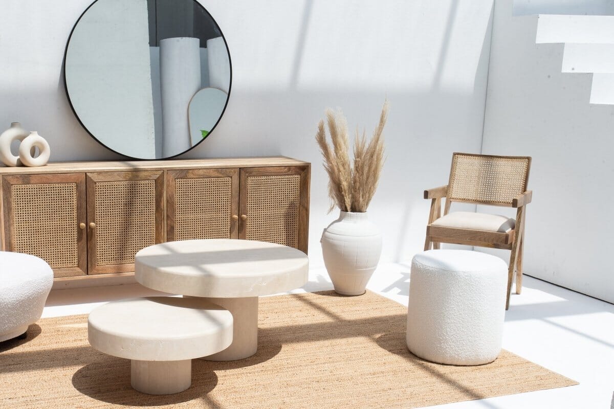 Crema Marble Round Coffee Table Coffee Tables Homekode