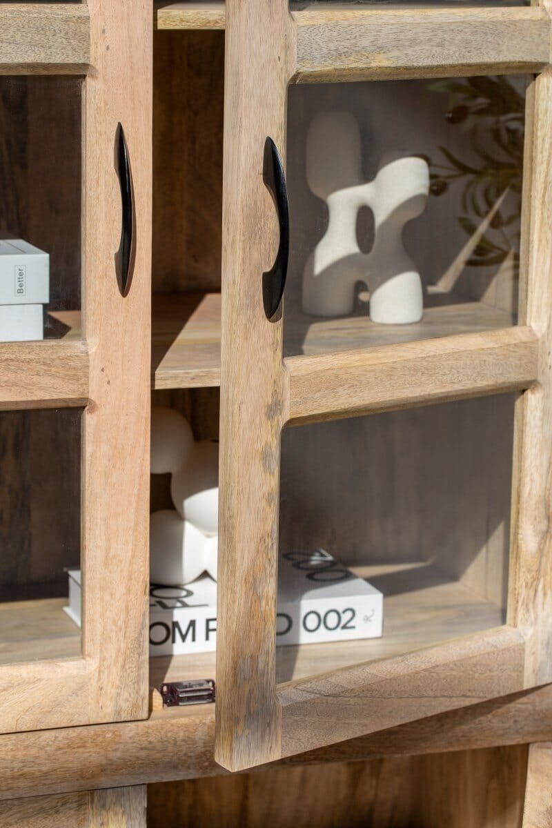 Caesar Display Wooden Cabinet Cabinets & Storage Homekode