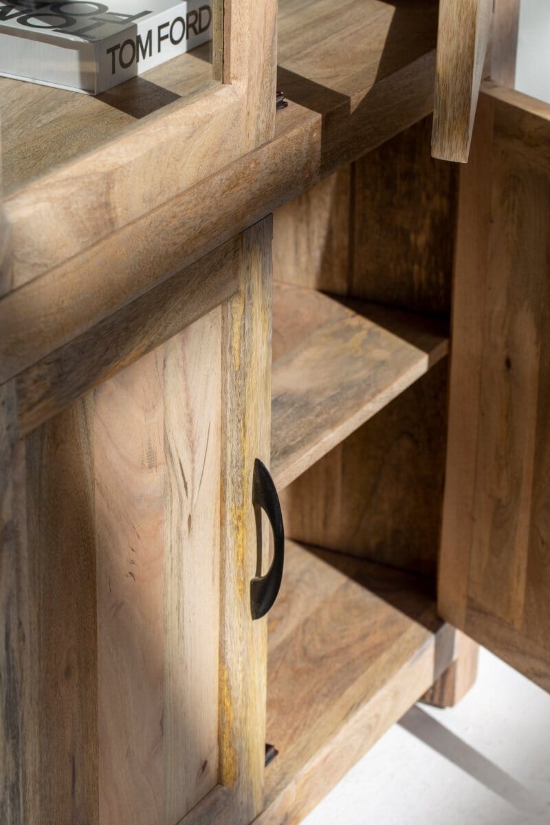 Caesar Display Wooden Cabinet Cabinets & Storage Homekode