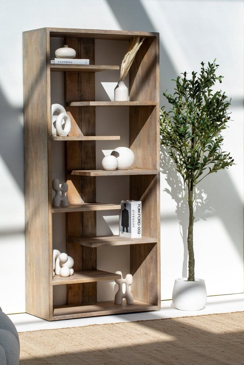 Dumas Wooden Display Shelves Unit
