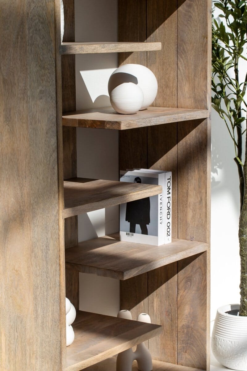 Dumas Wooden Display Shelves Unit Bookcases & Standing Shelves Homekode