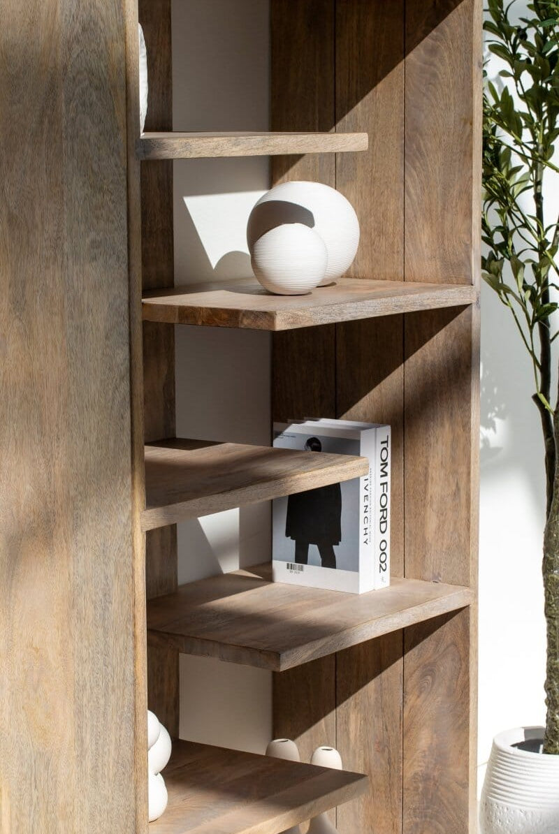 Dumas Wooden Display Shelves Unit Bookcases & Standing Shelves Homekode