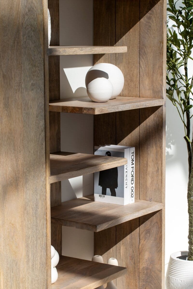 Dumas Wooden Display Shelves Unit Bookcases & Standing Shelves Homekode
